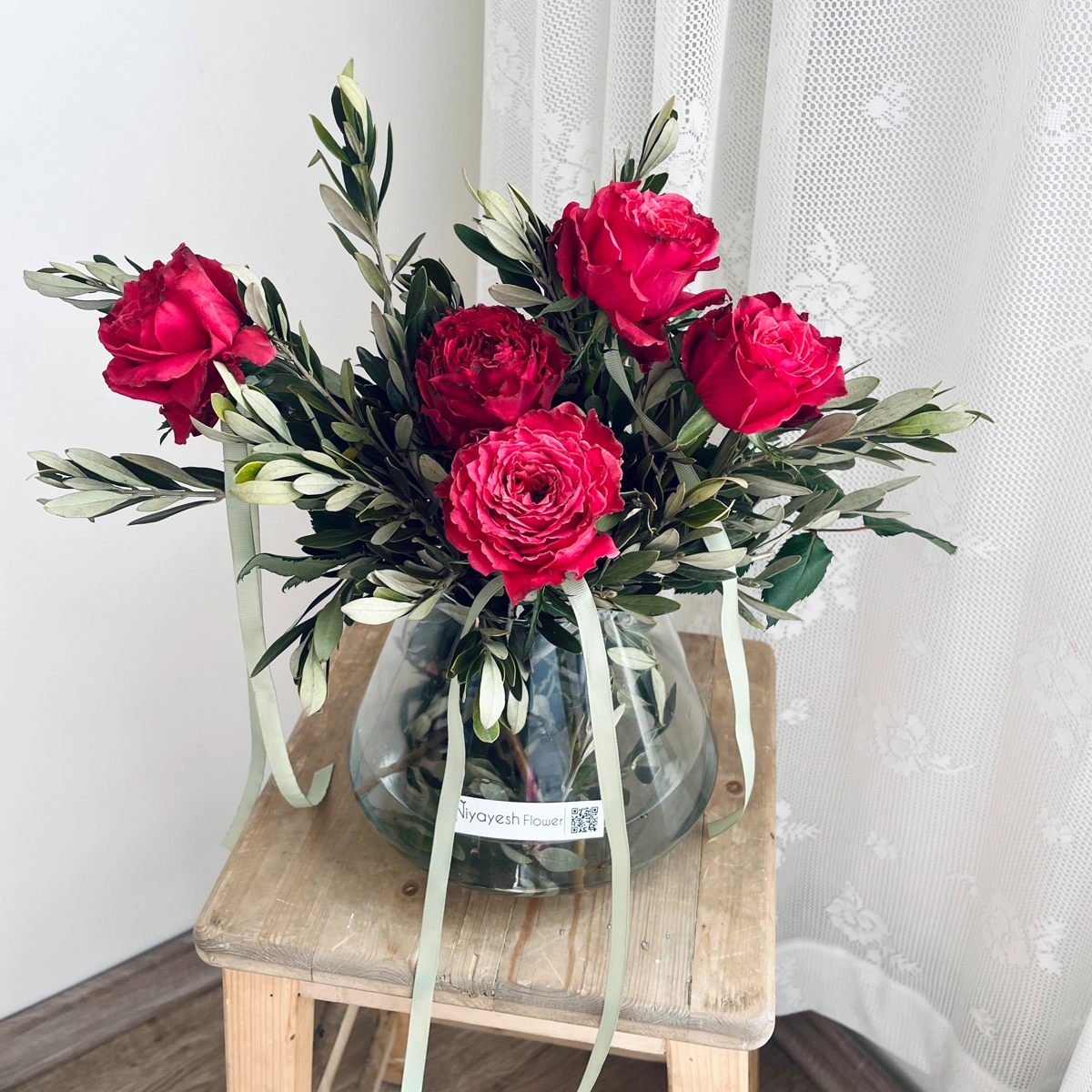 جار گل ژولیت سرخ